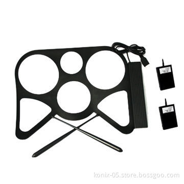 Portable USB roll up drum kit, high quality material, with good handle, no need to install or adjust